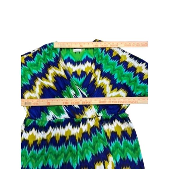 NWT!"CALVIN KLEIN" Aztec Sundress SZ 20W Soft Boho Hippie Missing Belt See Image - Picture 7 of 15